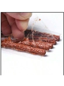 "37-Piece Universal Tire Repair Kit – Emergency Puncture Plug & Patch Tool Set For Cars, Motorcycles, SUVs – Includes Rubber Strips, Insertion Tools & Glue – Fast Flat Tire Fix For Tubeless Tires"