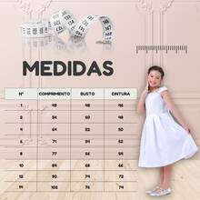 Children's Dress For Girls, Party, Wedding, Baptism, Graduation, Birthday, Princess Style With Pearls - 白色 - 查看 2