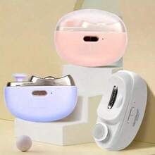 二合一可充电电动指甲钳和抛光器 - USB充电，智能电动指甲钳，具备防夹、抛光、照明和打磨功能，适合全家使用，是感恩节和圣诞节的理想礼物。 - 彩色 - 查看 9