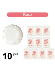 10pcs Solid Fragrance, Long-Lasting Scent Air Freshener, Deodorizer, Solid Air Freshener With Extra Shell - Room Decor Bedroom, Fragrance Solid Deodorizer Plate, Suitable For Home, Car, Bathroom, Bedroom, Closet And Toilet, Enhancing Freshness In Bathroom, Bedroom, Car And Home, Ideal For Wardrobe And Toilet Deodorizing (Random Color Combination), Kitchen, Bathroom, Home, Home Goods. Halloween, Christmas, Farmhouse Home Decor, Western Home Decor
