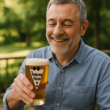 Tulip Glass Beer Chopp 580 Ml Father's Day Powerful Dad