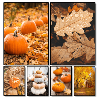 1 pieza/3 piezas Artes de pared Pósteres con opción de marco Decoración de pared, Decoración de habitación Hojas amarillas de otoño Escena de otoño Impresión de arte de pared Pintura en lienzo Póster de calabaza de Halloween Imagen Decoración del hogar Decoración de Halloween Decoración de habitación