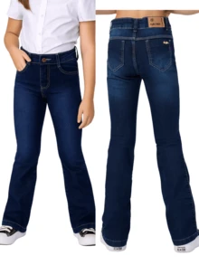 Calça jeans feminina Infantil  top