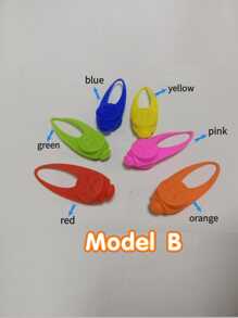 1pc LED Glowing Silicone Anti-Lost Dog Walking Leash Accessory Pendant