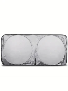 Automobile Windshield Sunshade-Foldable Automobile Umbrella Sunshade, Anti-Ultraviolet Car Front Window (Heat Protection) Windshield Cover Card
