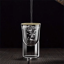 2/6/12 chiếc, Cốc rượu mini viền vàng 15ml/0.5oz, Thích hợp cho quán bar, quán rượu, câu lạc bộ, nhà hàng và sử dụng tại nhà Ly rượu vang đám cưới, ly rượu vang tiệc tùng - Nhiều màu - Xem 4