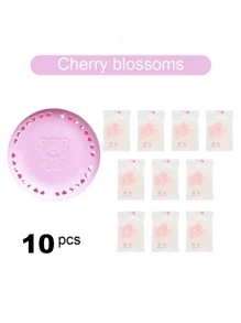 10pcs Solid Fragrance, Long-Lasting Scent Air Freshener, Deodorizer, Solid Air Freshener With Extra Shell - Room Decor Bedroom, Fragrance Solid Deodorizer Plate, Suitable For Home, Car, Bathroom, Bedroom, Closet And Toilet, Enhancing Freshness In Bathroom, Bedroom, Car And Home, Ideal For Wardrobe And Toilet Deodorizing (Random Color Combination), Kitchen, Bathroom, Home, Home Goods. Halloween, Christmas, Farmhouse Home Decor, Western Home Decor