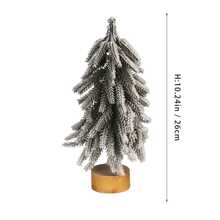 1 Piece Mini PE Flocked Snow Effect Christmas Tree - Tabletop Artificial Tree With Scene Arrangement Decorations - Perfect For Indoor Holiday Decor, Christmas Decoration, Christmas/New Year Gifts - Multicolor - View 15