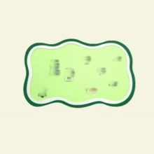 1 件多色不对称免钻毛毡照片墙，多用途墙面装饰板，适用于学校用品，返校 - 彩色 - 查看 9