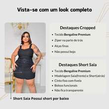 Plus Size Co-Ords - Black - View 4
