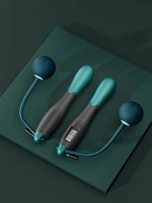 1 set Cuerda de saltar de acero para adultos con contador, equipo de fitness y accesorios de gimnasio