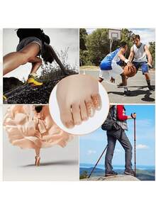 10/20 piezas Cubierta antifricción para dedos de los pies de silicona, divisor de dedo de gel con diseño anti fricción, cubierta de punta de Gel transpirable, accesorios suaves para el cuidado de pies, funda de puntera neutra sin sabor, tubo de pie pequeño anti fricción, anti-fricciones y anti ampollas - transparente - Ver 5