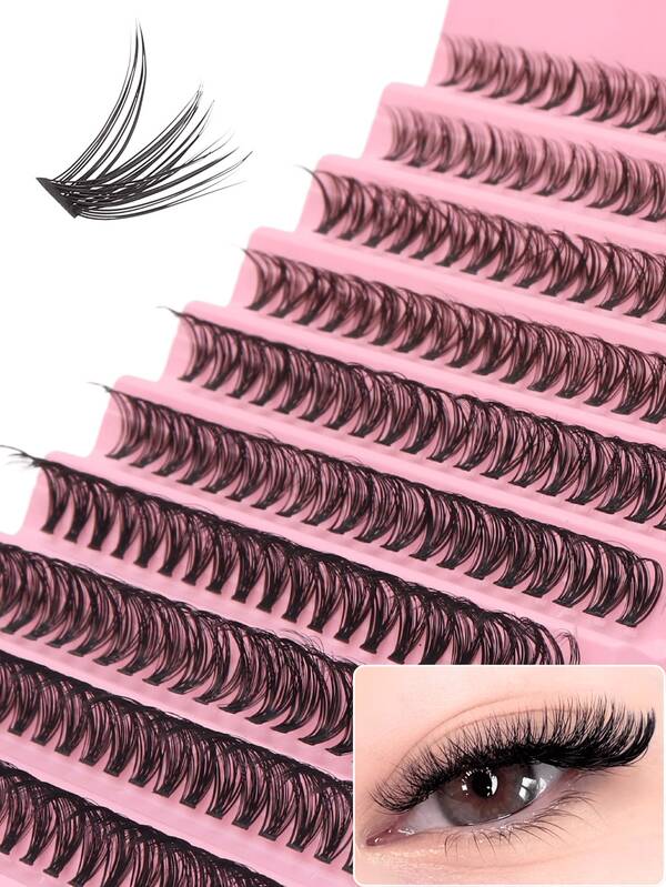 "200PCS Individual Eyelash Extension Kit UK, Light Volume C Curl 10-16mm, Beginner-Friendly Individual Eyelash Extension Kit UK, Natural Look&Lightweight&Ultra Thin&No-Makeup Makeup Lashes, Long-Lasting Eyelashes, -For Daily Makeup&Wedding&Dating&Travel, Loved For Halloween&Gifts&Xmas, Limited"