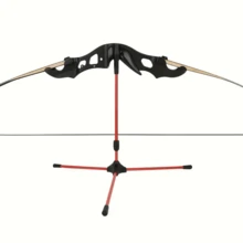 Archery Recurve Bow Stand Adjustable Bow Stand Rack Holder Fiberglass Bow Rack Archery Sports Gear For Longbow Takedown Bows Hunting Outdoor Sports