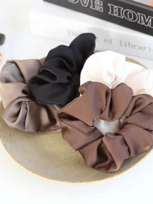 4 piezas Escrutinios de pelo unicolor básicos - Multicolor - Ver 2