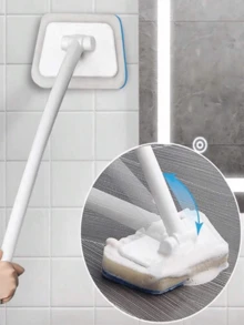 7/11/16PCS Long Handle Cleaning Brush With Replaceable Sponge - Multi - Purpose For Kitchen & Bathroom, Tile & Glass Cleaner, Efficient & Durable, Easy To Use, 16 - Pack With 15 Replacement Sponges, Stain Remover Scrub Brush, Home Essentials Cleaning Supplies, Versatile Deep Cleaning, Water - Absorbent Sponge, Convenient & Hygienic Cleaning Tool, Ideal For Various Surfaces, High - Quality Cleaning Accessory, Must - Have For Home Cleaning, Effective Grease Removal, Long - Lasting Performance, User - Friendly Design, Perfect For Daily Cleaning Tasks - 白色 - 查看 4