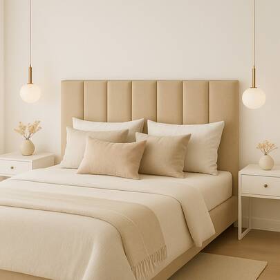 Kit 8 Cabeceiras de Cama Queen Casal King 45x20cm - Envio Imediato!!