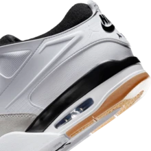 Jordan 4  Stylish And Comfortable Low-Top Retro Basketball Shoes Men's White And Gray FQ7939-110 - White - View 9