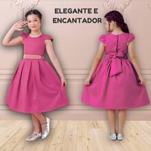 Children's Dress For Girls, Party, Wedding, Baptism, Graduation, Birthday, Princess Style With Pearls - 羅莎 - 查看 9
