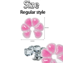 1 件可重复使用的冷冻胸垫，冷热乳房垫，配有舒适的毛绒套，多功能冷热敷凝胶珠胸垫，用于胸部放松，冷热胸部凝胶垫，送给女性的绝佳礼物 - 送给妈妈的完美礼物