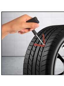 "37-Piece Universal Tire Repair Kit – Emergency Puncture Plug & Patch Tool Set For Cars, Motorcycles, SUVs – Includes Rubber Strips, Insertion Tools & Glue – Fast Flat Tire Fix For Tubeless Tires"