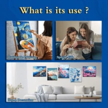 1 件数字绘画人物与花绘画数字绘画家居墙壁礼物 40x50 厘米/16x20 英寸无框