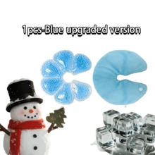 1 件可重复使用的冷冻胸垫，冷热乳房垫，配有舒适的毛绒套，多功能冷热敷凝胶珠胸垫，用于胸部放松，冷热胸部凝胶垫，送给女性的绝佳礼物 - 送给妈妈的完美礼物