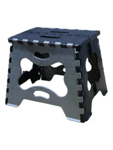 Banco Plegable Pequeño Portatil Plastico Banquito 1 Pza Acabado de la estructura Mate - Gris - Ver 4