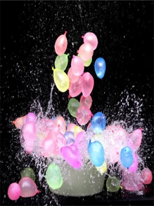 Assorted Color Water Balloons, Quick Fill Water Balloons, Self-Sealing Water Balloons For Water Fight, Summer Outdoor Fun