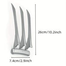 1 pezzo Pigiama in plastica con artiglio di lupo per feste di esibizione, superhero costiume, accessorio per il ruolo di Weapon, 1 Pezzo Pinza per artigli di Ognissanti e cosplay, oggetto decorativo