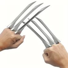 1 pezzo Pigiama in plastica con artiglio di lupo per feste di esibizione, superhero costiume, accessorio per il ruolo di Weapon, 1 Pezzo Pinza per artigli di Ognissanti e cosplay, oggetto decorativo
