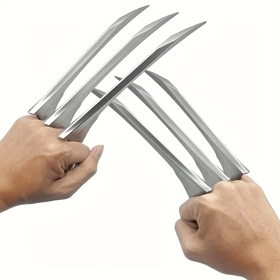 1 pezzo Pigiama in plastica con artiglio di lupo per feste di esibizione, superhero costiume, accessorio per il ruolo di Weapon, 1 Pezzo Pinza per artigli di Ognissanti e cosplay, oggetto decorativo