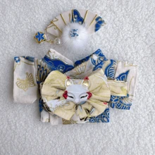 LABUBUS 15-17cm Interchangeable Doll Clothing Set: Kimono, Japanese Clothing | Party Or Birthday Blind Box Clothing | Teen Gift Doll, Toy, Clothes Doll (Clothing Accessories Only)