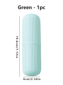 1/2pcs Collapsible Portable Travel Mouthwash Cup, Toothbrush & Toothpaste Storage Box, Compact Travel Camping Toothbrush Cup, Multifunctional Travel Facial Cleanser Set, Essential Travel Toiletries, Beach Holiday & School Trip Organizer, Home Bathroom Decor With 4 Colors Available