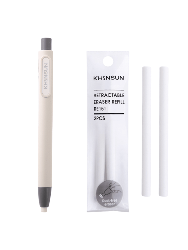 1/2/4 piezas Gomas de borrar para lápices mecánicos con núcleos recargables, para bocetos, dibujos, escuela, papelería de escritura, diseño japonés