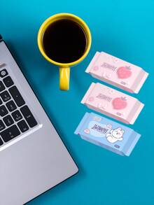 8pcs/Pack Portable Wet Toilet Paper, Household Cleaning Wet Wipes, Hand & Mouth Wet Wipes, Butt Wet Wipes, Small Pack, Portable, Student Wet Wipes, Trial Pack