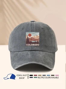 1 件 COLORADO 户外运动男女通用帽子，轻便，便携，遮阳，时尚休闲，多功能，简约，水洗遮阳帽 - 水洗帽 - 查看 18