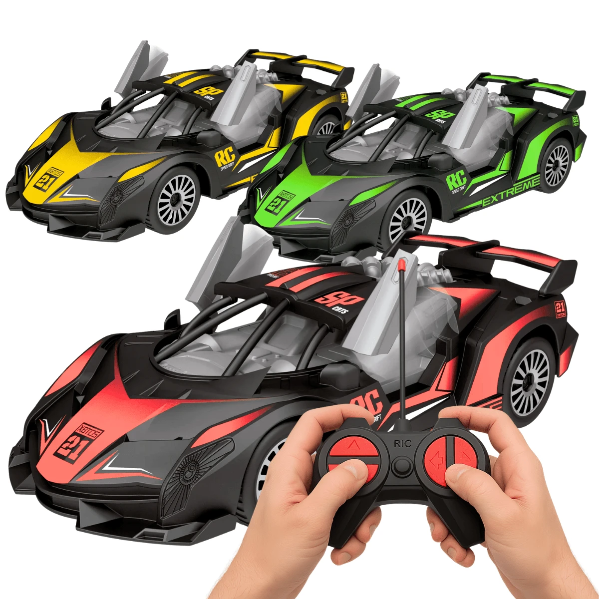 Remote Control Car 3 Functions Racing Club Racing - Verschiedenfarbig - Übersicht 1