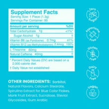 NeuroGum Energy & Focus Mints (Peppermint, 90 Pieces) | 40mg Natural Caffeine + L-Theanine + Vitamin B12 & B6 | Sugar Free Nootropic Cognitive Brain Performance Supplement - bạc hà - Xem 6