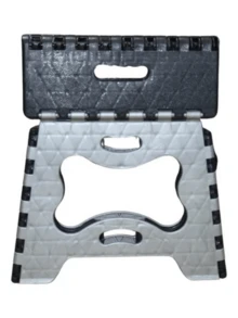 Banco Plegable Pequeño Portatil Plastico Banquito 1 Pza Acabado de la estructura Mate - Gris - Ver 5