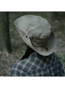 1 渔夫帽 旅行探险防水速干户外帽 太阳帽 盆帽 现货 夏季户外徒步遮阳帽 周长：约54-59cm