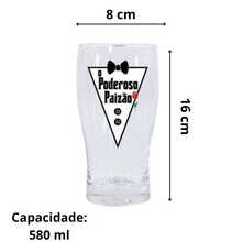 Tulip Glass Beer Chopp 580 Ml Father's Day Powerful Dad
