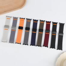 1pc Nylon Magnetic Clasp Strap Compatible With Samsung Galaxy Watch 8 Band 40mm/44mm/Classic Men/Women, Sweatproof & Quick-Dry Bracelet Wristband Compatible With Samsung Watch 8 Band 40/44mm Smartwatch Accessories - With Galaxy Watch 8/8 Classic - View 4