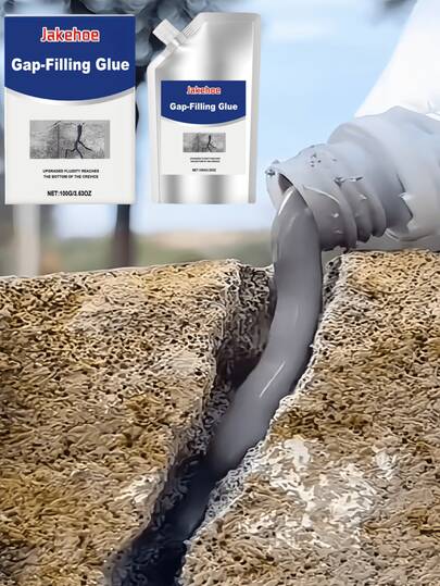 100g 防裂填缝剂，可调色防水密封胶，防裂、防冻、耐高温、防霉、耐腐蚀，适用于瓷砖泳池、木质结构、石材露台、混凝土泳池等有裂缝的情况