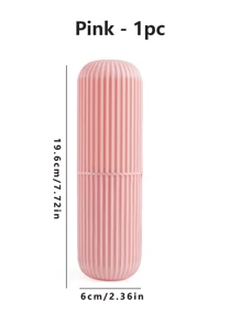 1/2pcs Collapsible Portable Travel Mouthwash Cup, Toothbrush & Toothpaste Storage Box, Compact Travel Camping Toothbrush Cup, Multifunctional Travel Facial Cleanser Set, Essential Travel Toiletries, Beach Holiday & School Trip Organizer, Home Bathroom Decor With 4 Colors Available