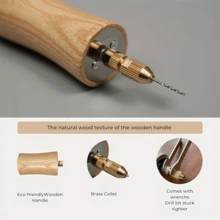 50 件电动树脂珠宝钻头套件，木质手钻树脂配件，多功能电动工具，用于钻孔、研磨、抛光、切割、雕刻、DIY 树脂工艺品，实用、方便、精确的珠宝制作工具 - 彩色 - 查看 7