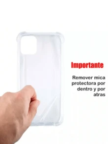 Protector Transparente Reforzado Uso Rudo Acrigel Para Oppo Reno 13F 5G - transparente - Ver 4