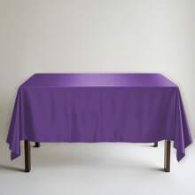 1pc Multi-Color & Size Sateen Tablecloth, Satin Table Decor Fabric For Wedding Party, Banquet, Restaurant, Home, Christmas, Birthday, Hotel Events