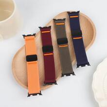 1pc Nylon Magnetic Clasp Strap Compatible With Samsung Galaxy Watch 8 Band 40mm/44mm/Classic Men/Women, Sweatproof & Quick-Dry Bracelet Wristband Compatible With Samsung Watch 8 Band 40/44mm Smartwatch Accessories - With Galaxy Watch 8/8 Classic - View 6