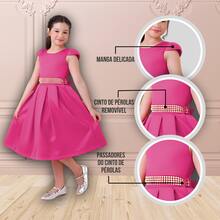 Children's Dress For Girls, Party, Wedding, Baptism, Graduation, Birthday, Princess Style With Pearls - 羅莎 - 查看 7